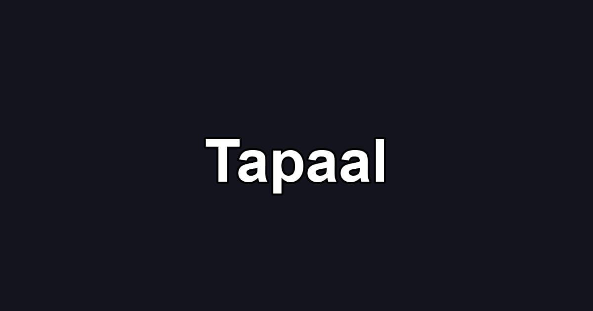Tapaal