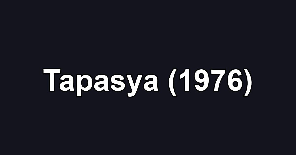 Tapasya (1976)