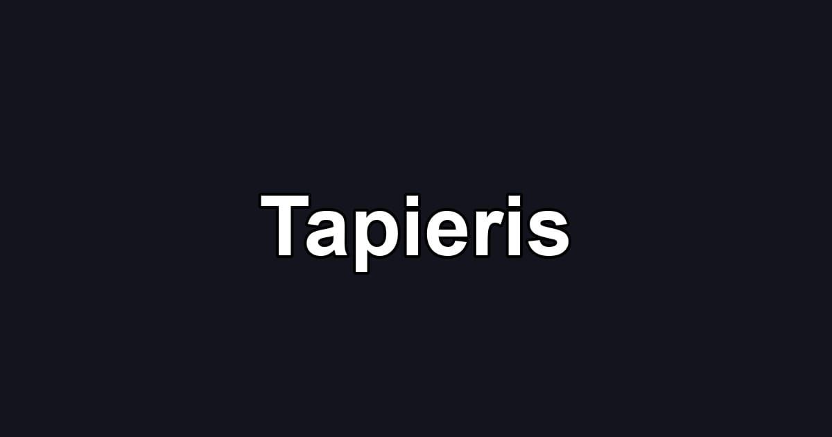Tapieris
