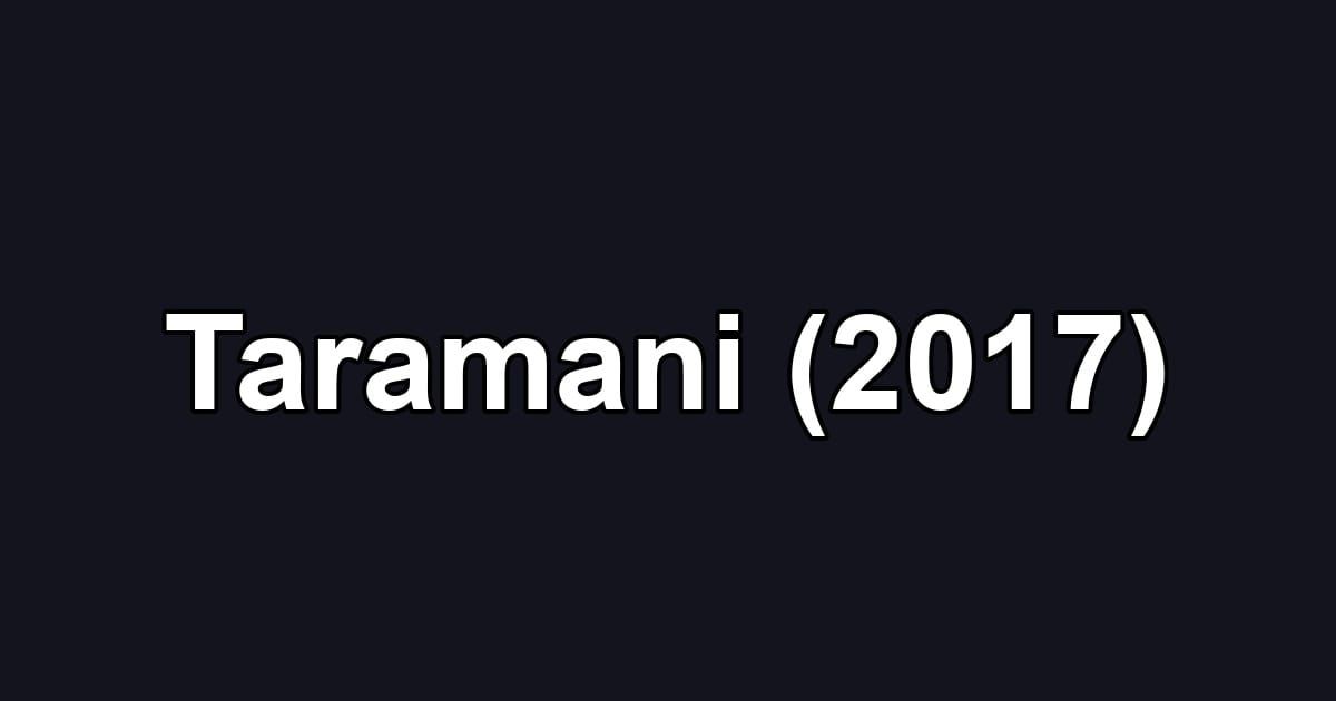 Taramani (2017)