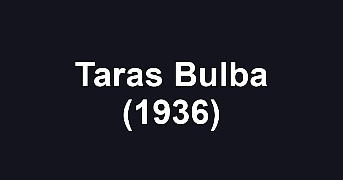 Taras Bulba (1936)