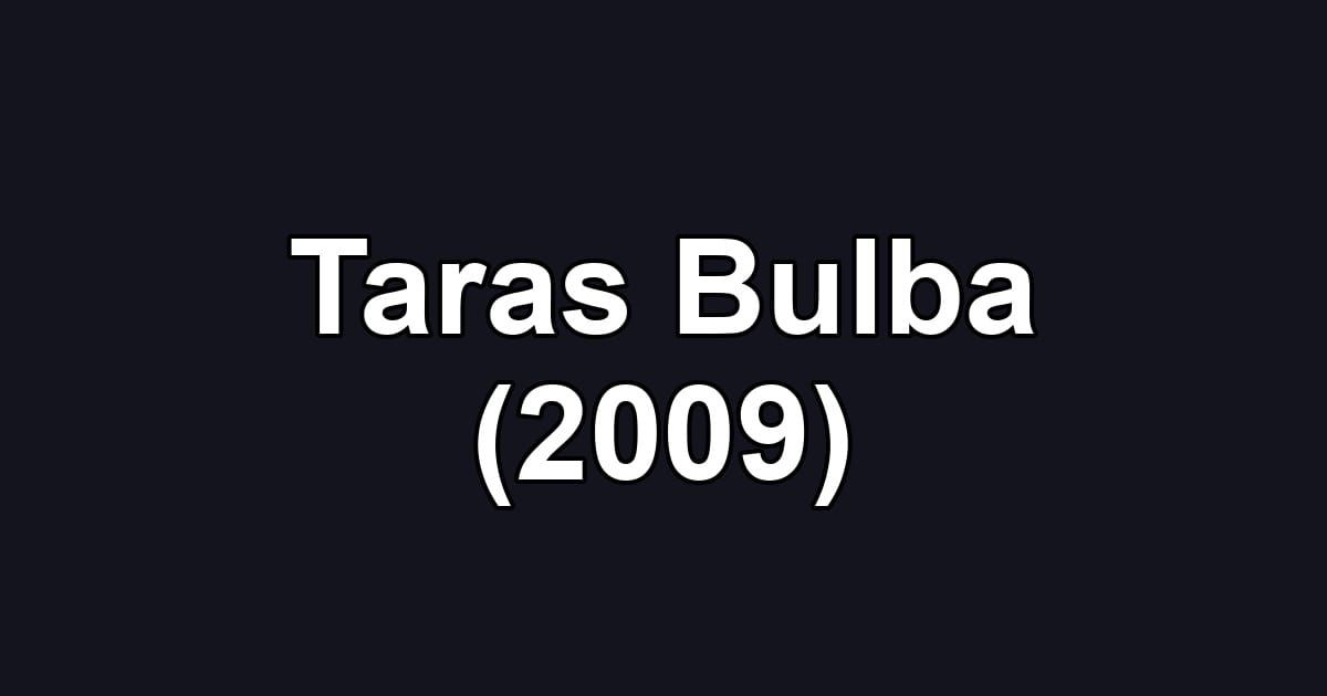 Taras Bulba (2009)