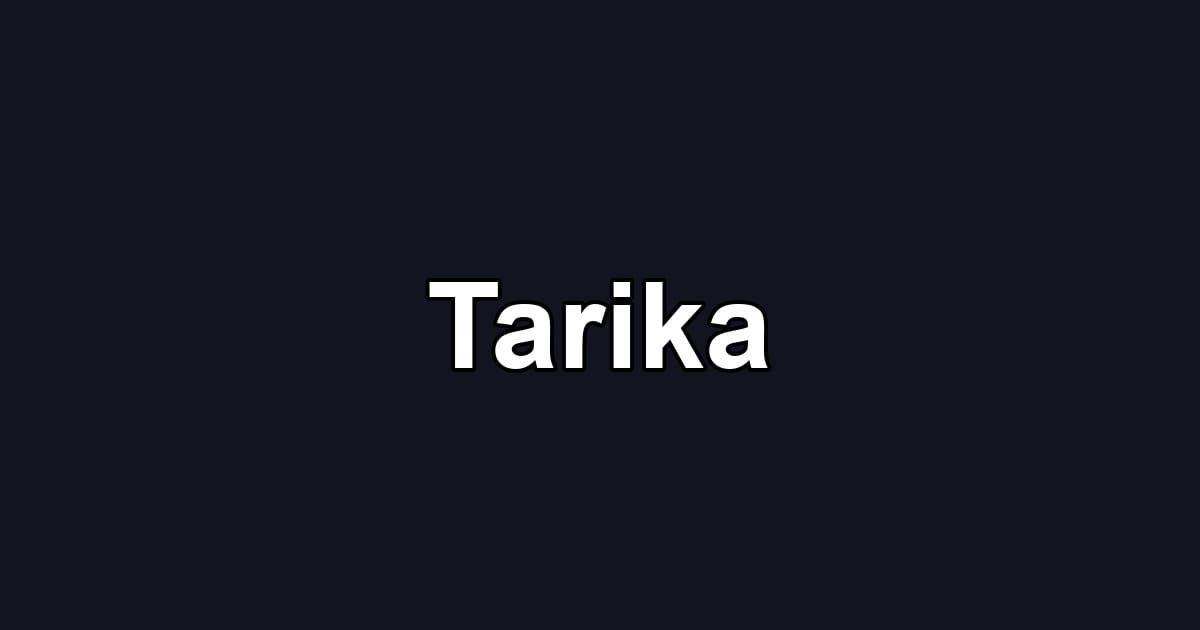 Tarika