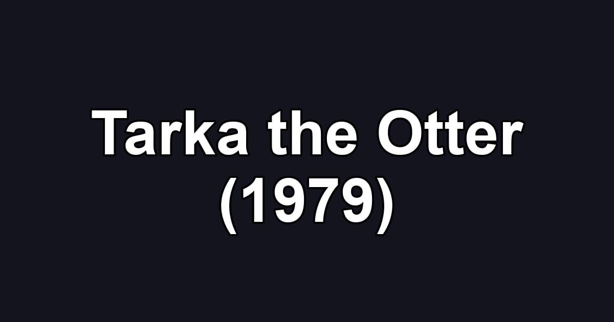Tarka the Otter (1979)
