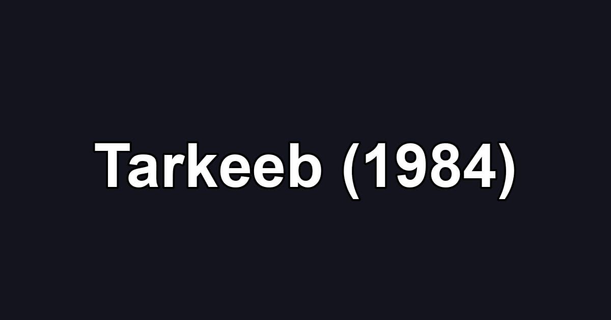 Tarkeeb (1984)