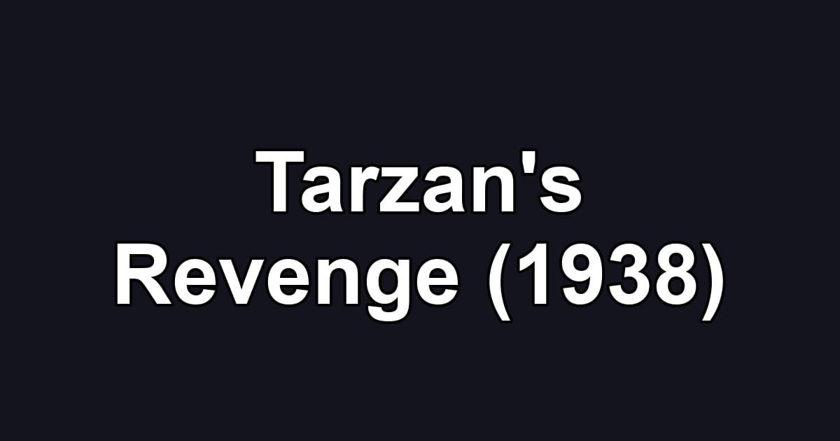 Tarzan's Revenge (1938)