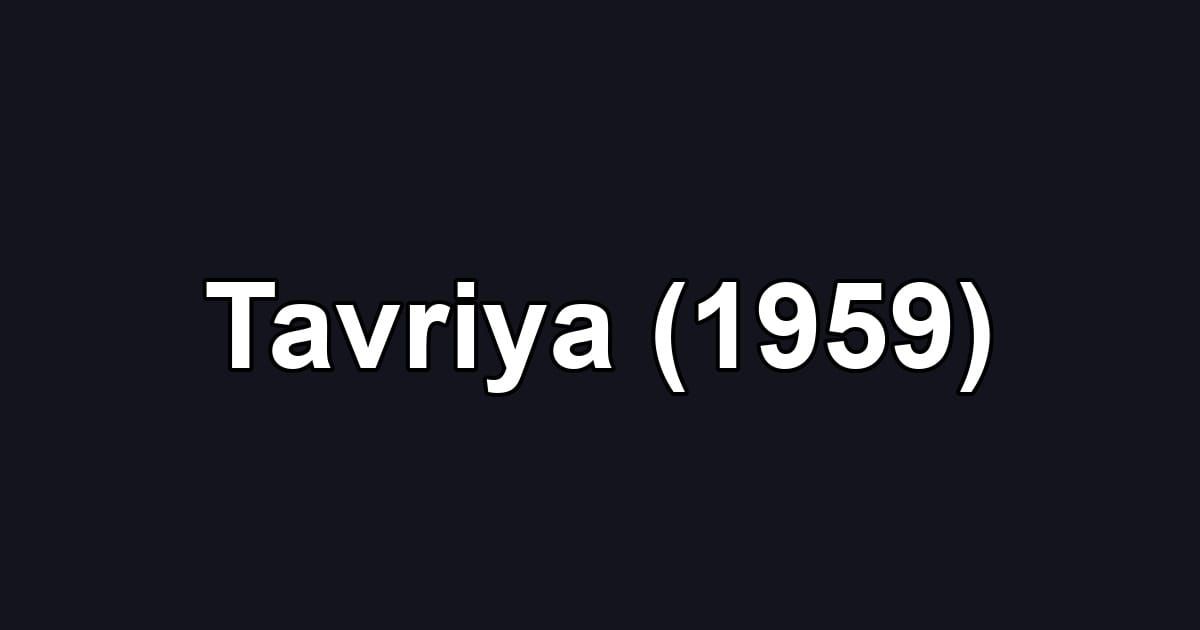Tavriya (1959)