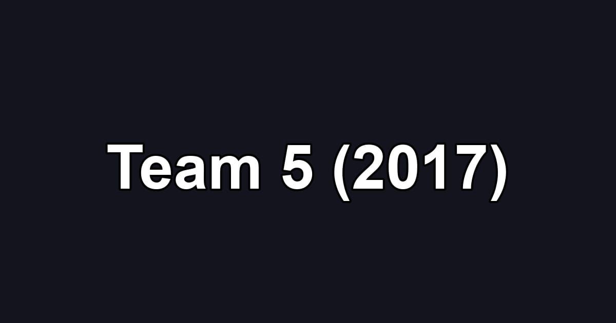 Team 5 (2017)