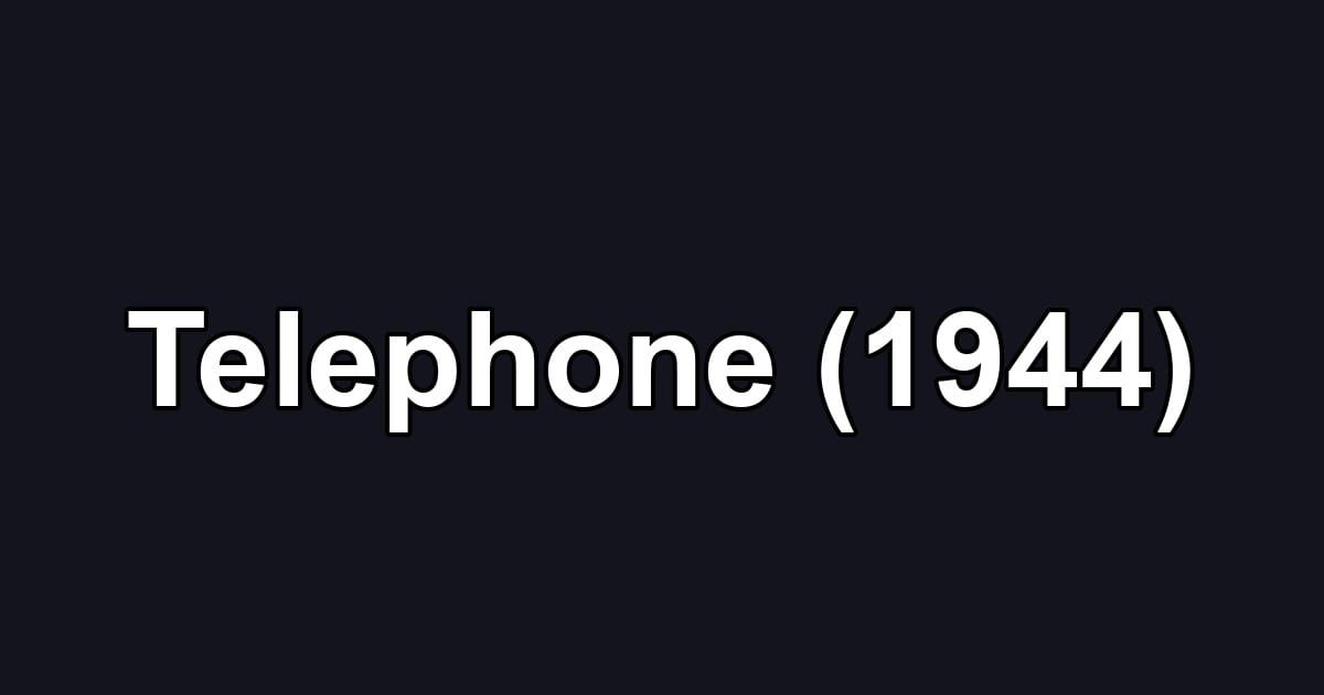 Telephone (1944)
