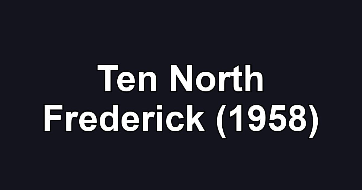 Ten North Frederick (1958)