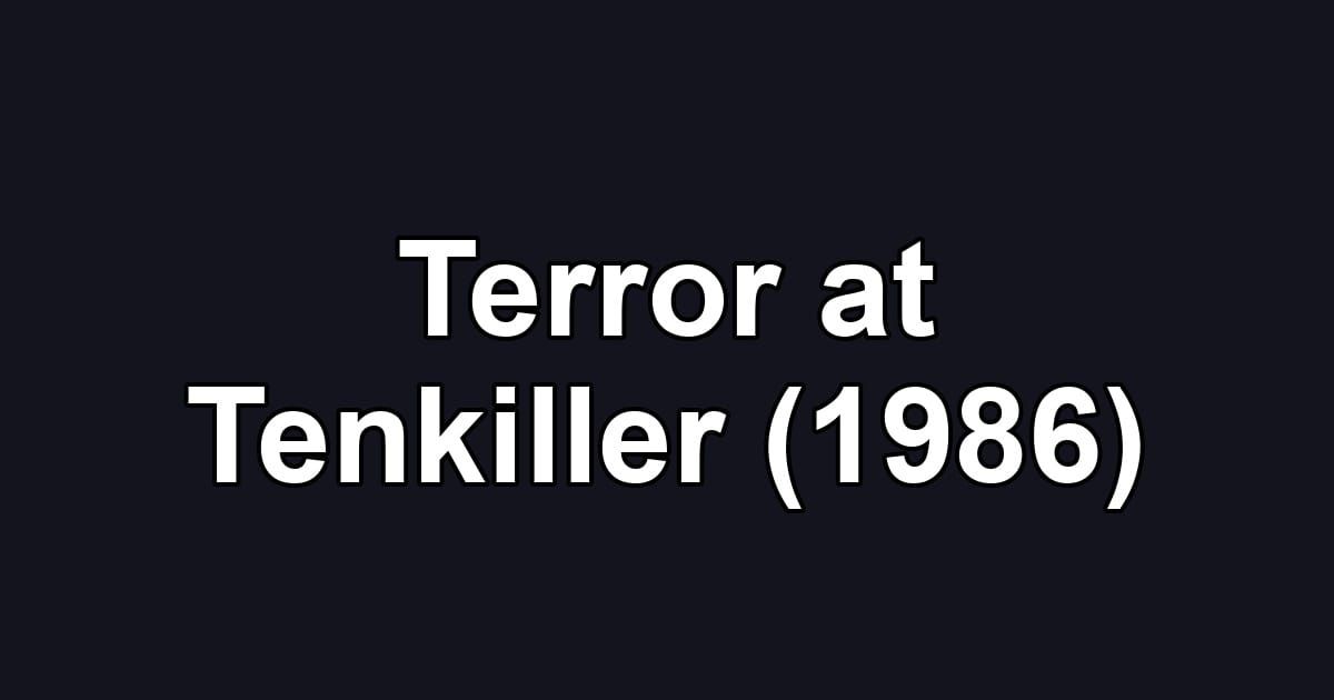 Terror at Tenkiller (1986)