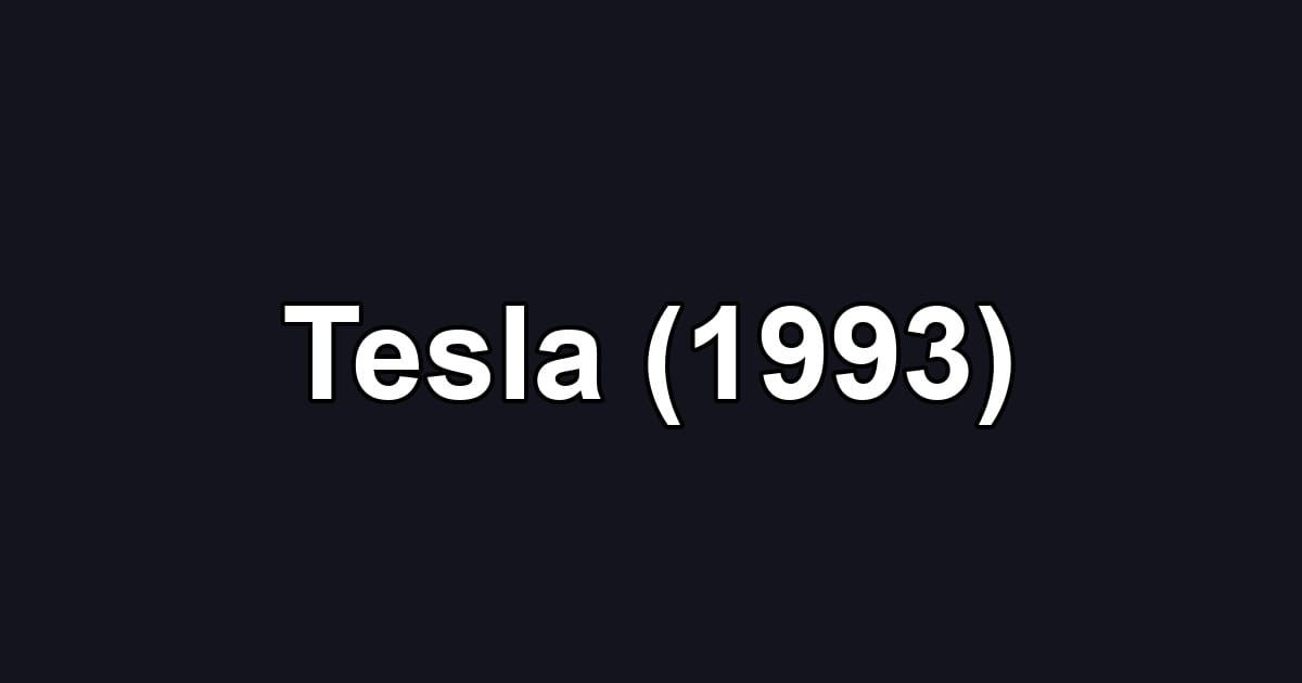 Tesla (1993)
