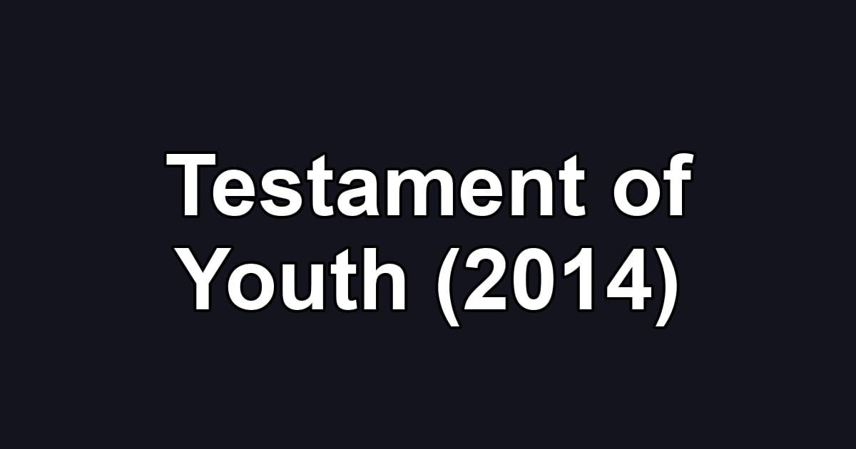 Testament of Youth (2014)