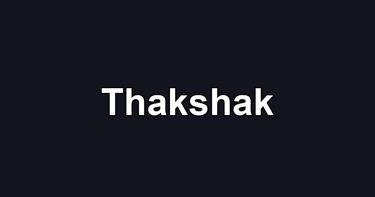 Thakshak