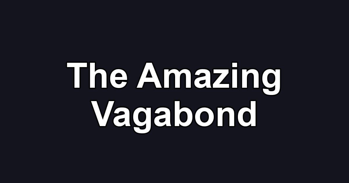 The Amazing Vagabond