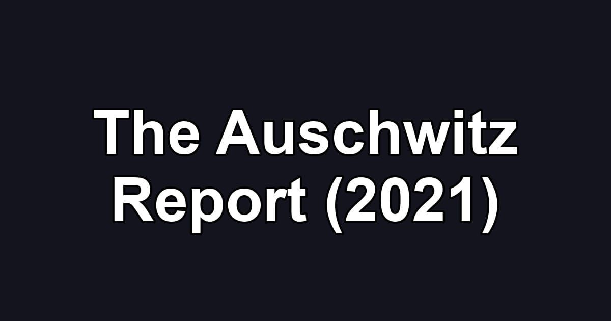 The Auschwitz Report (2021)
