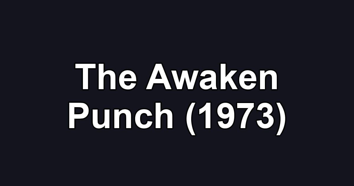 The Awaken Punch (1973)