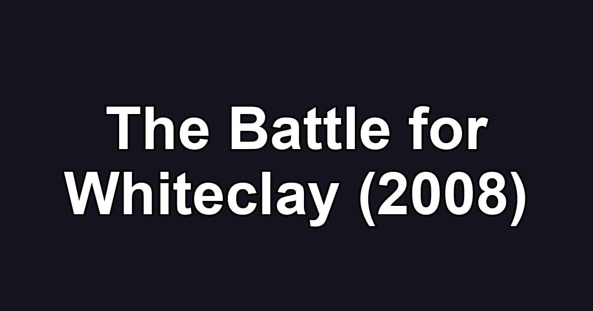 The Battle for Whiteclay (2008)