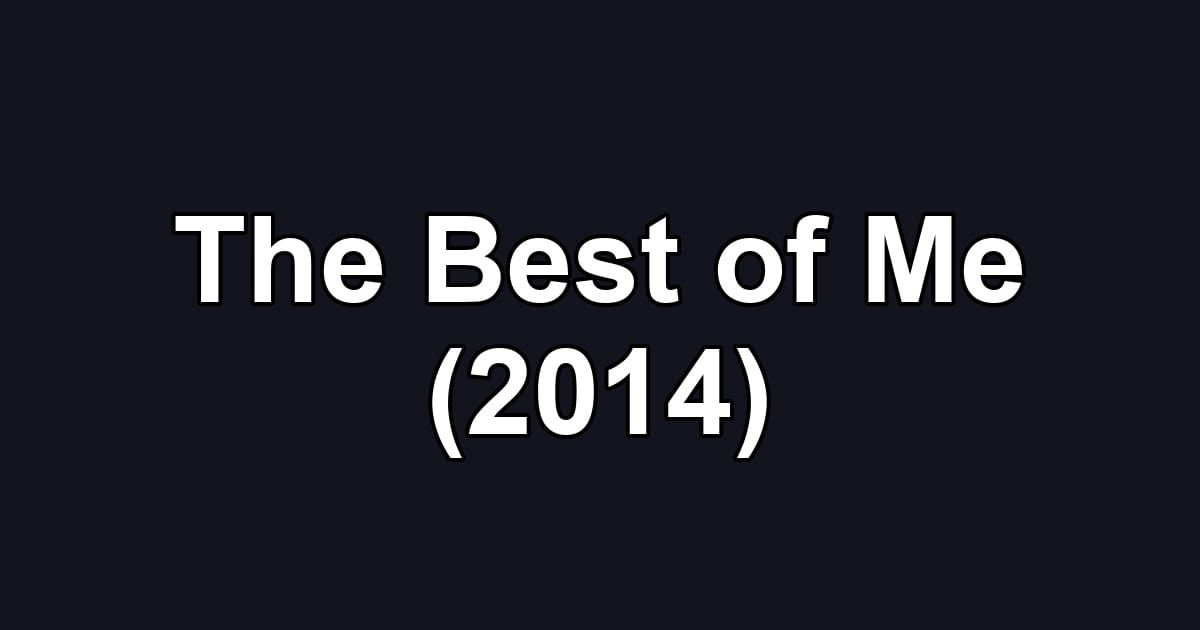 The Best of Me (2014)