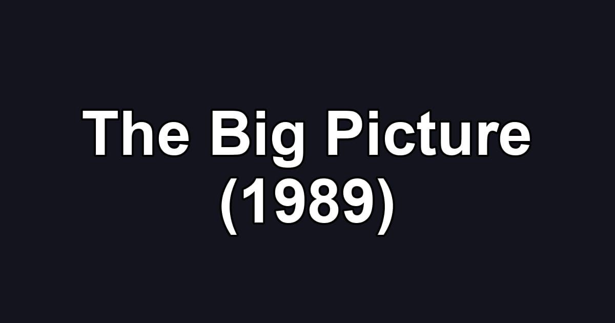 The Big Picture (1989)