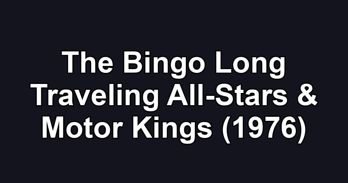 The Bingo Long Traveling All-Stars & Motor Kings (1976)