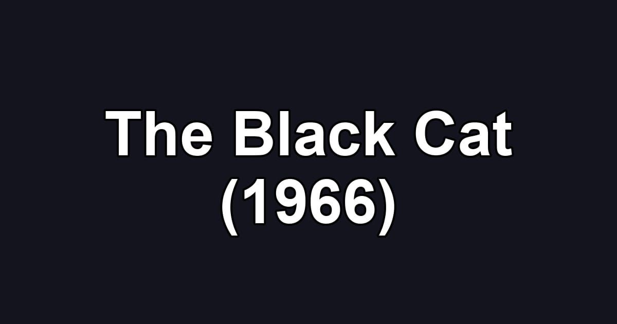 The Black Cat (1966)