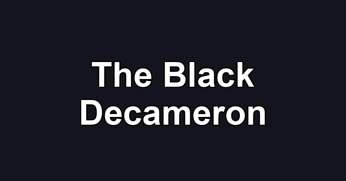 The Black Decameron
