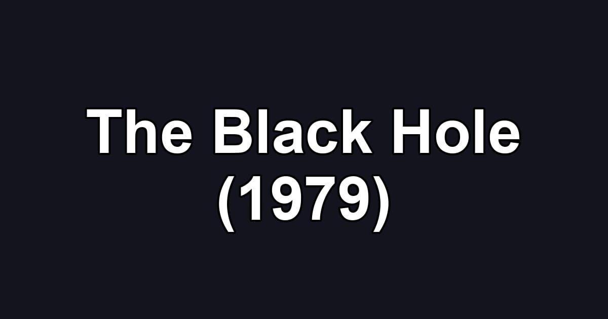 The Black Hole (1979)