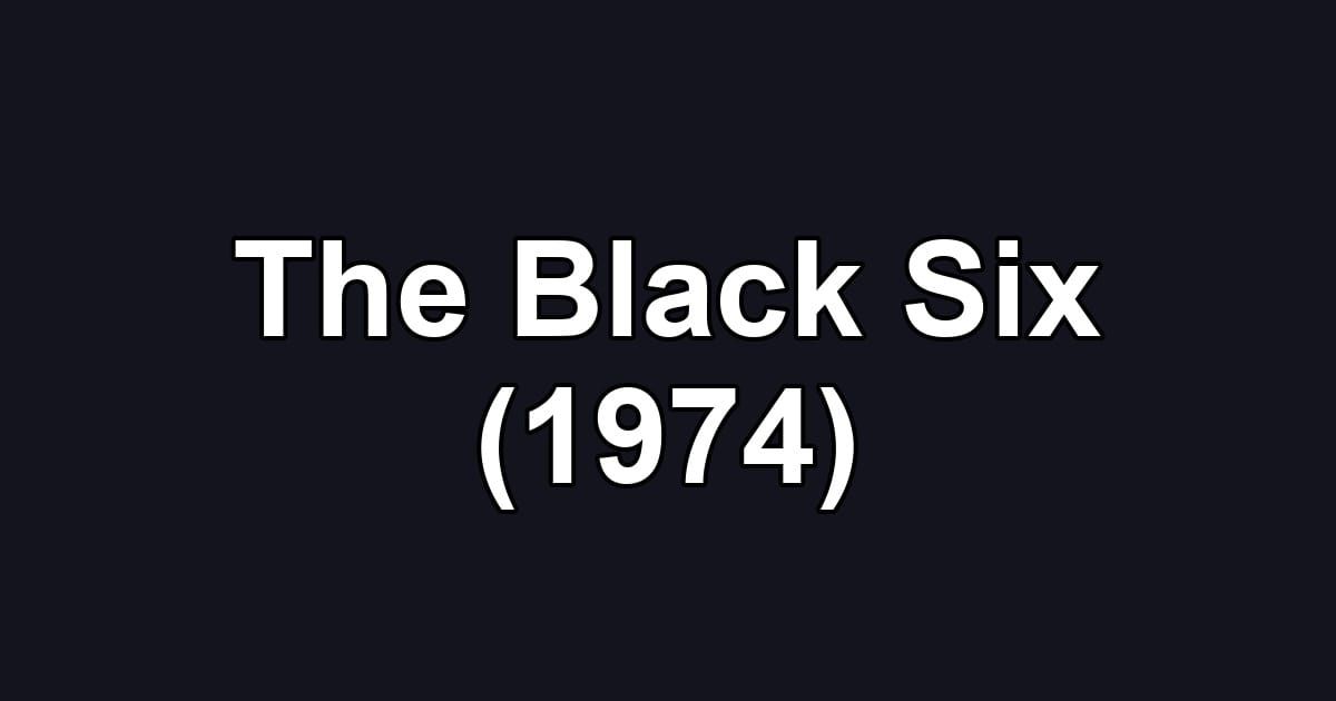 The Black Six (1974)