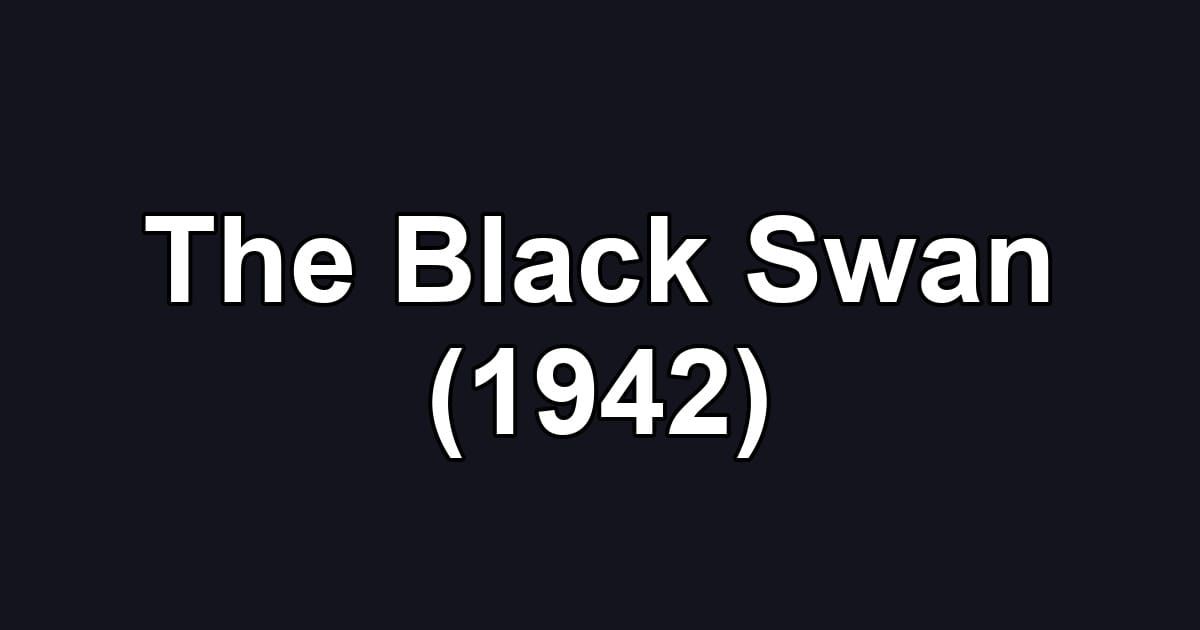 The Black Swan (1942)