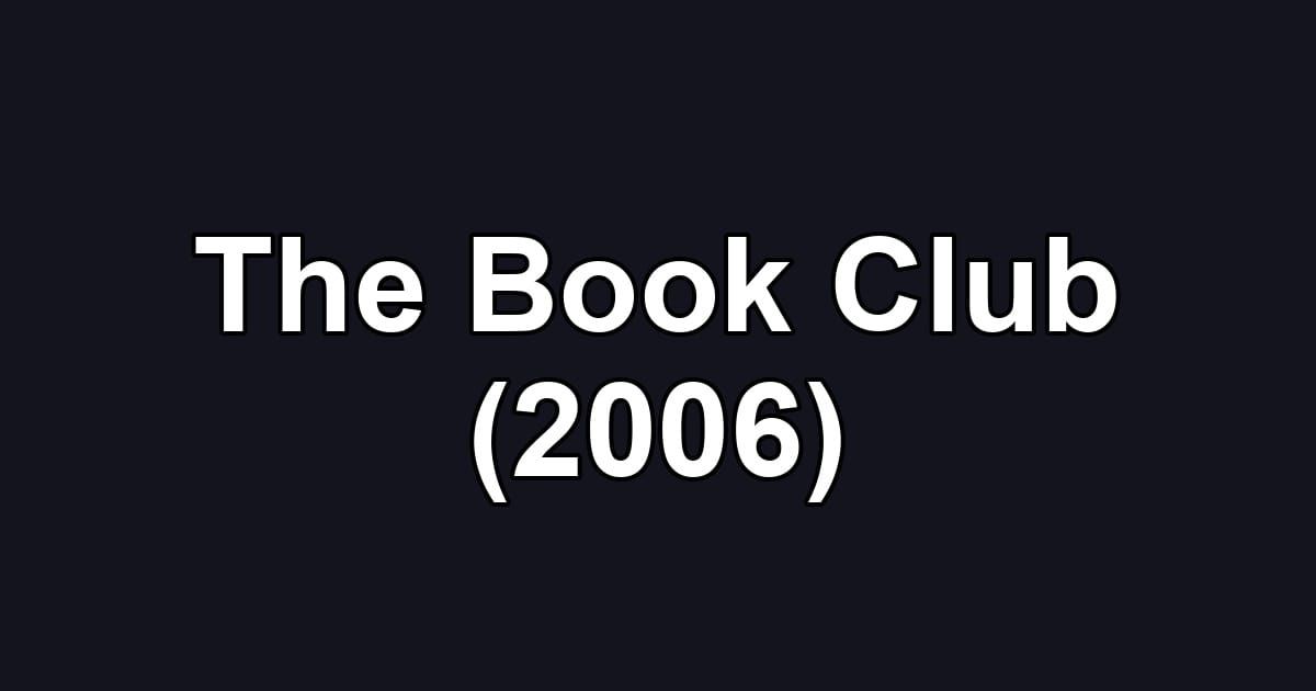 The Book Club (2006)