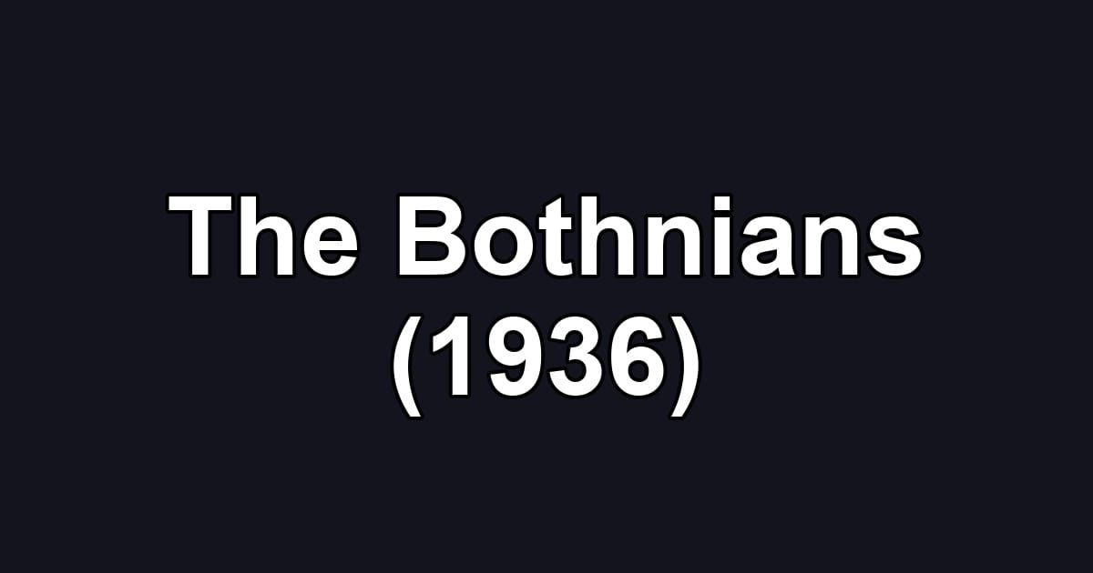 The Bothnians (1936)