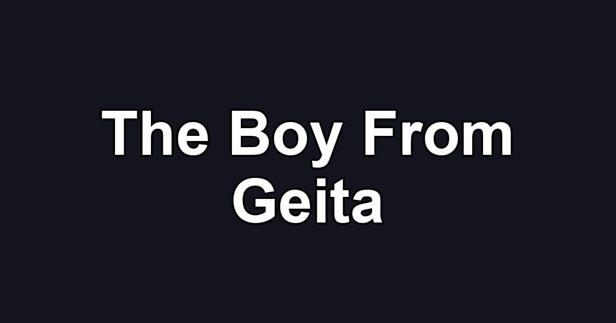 The Boy From Geita