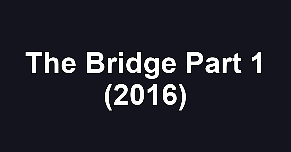 The Bridge Part 1 (2016)