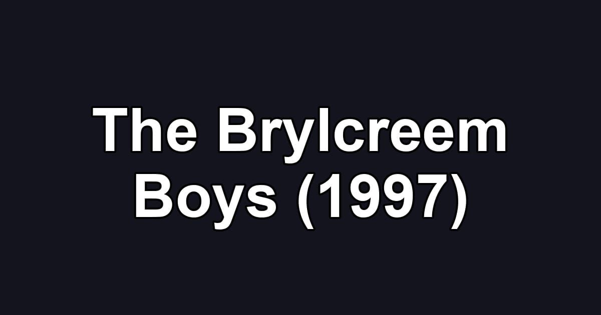 The Brylcreem Boys (1997)