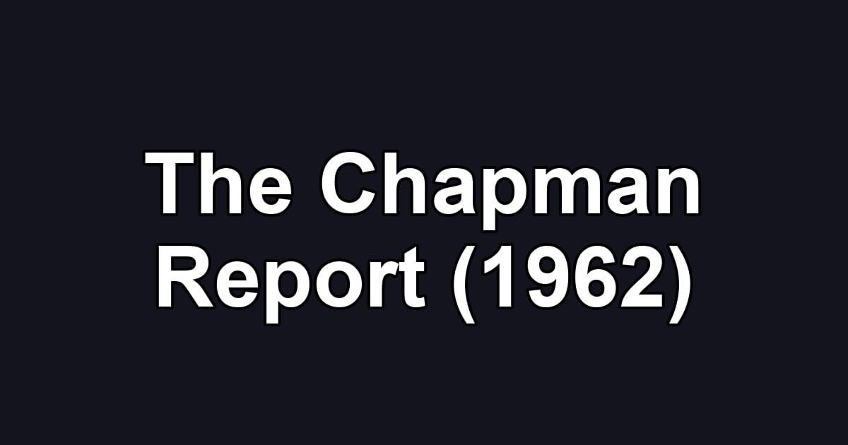 The Chapman Report (1962)