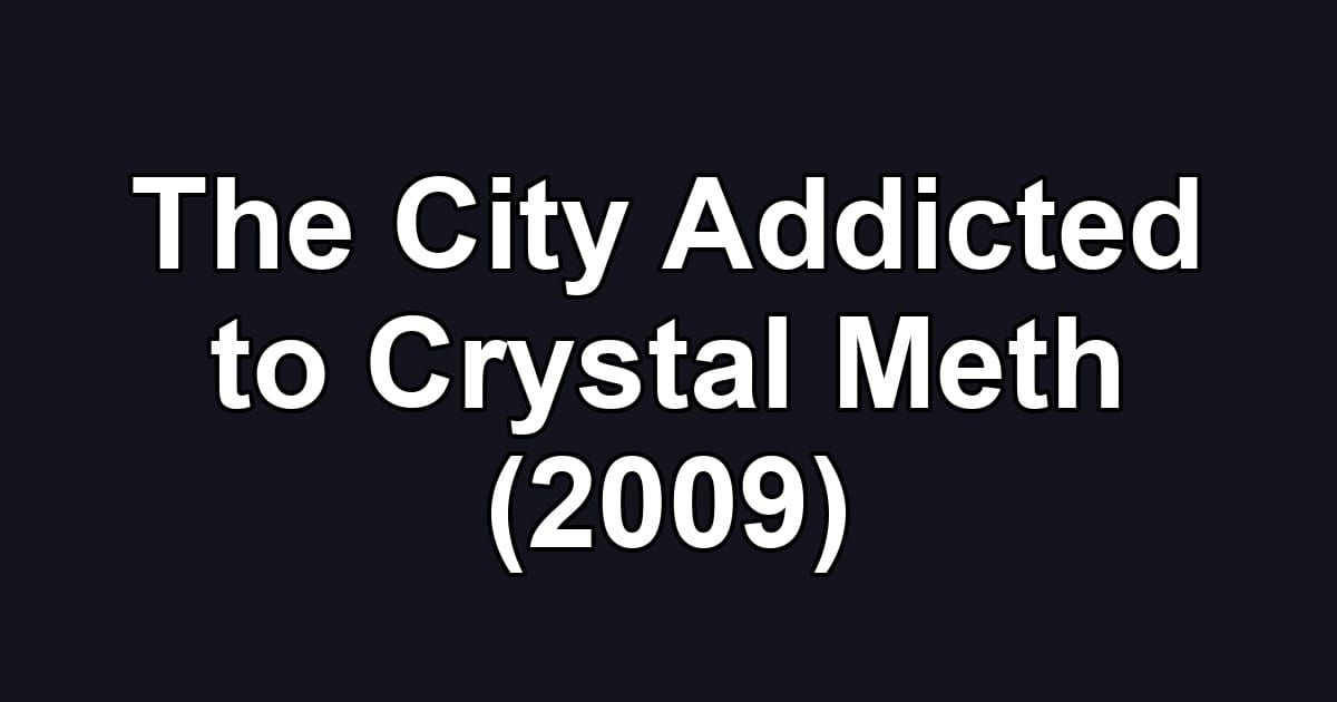 The City Addicted to Crystal Meth (2009)