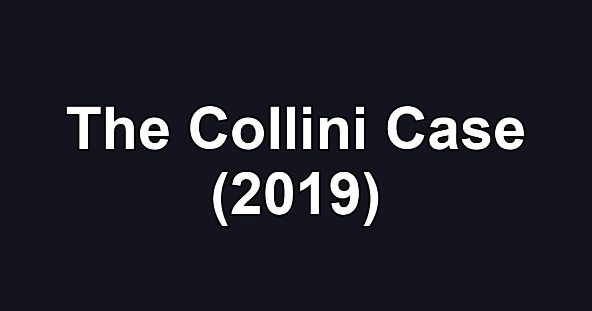 The Collini Case (2019)