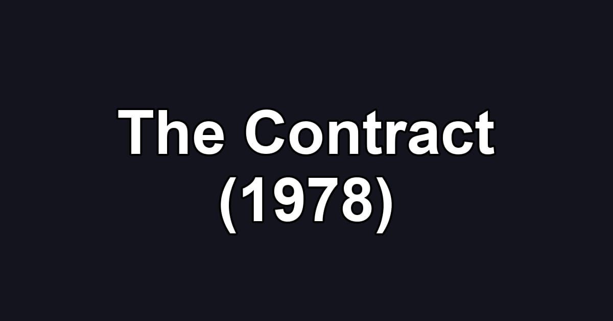 The Contract (1978)
