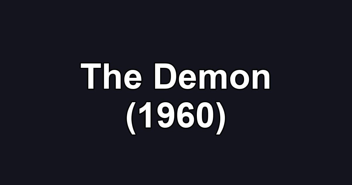 The Demon (1960)