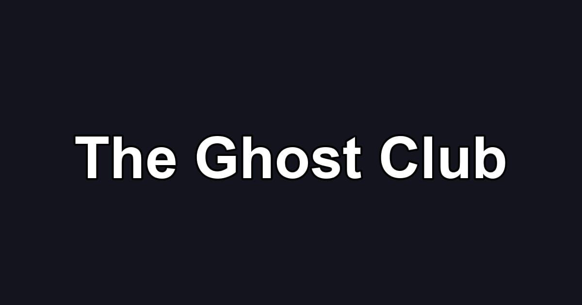 The Ghost Club