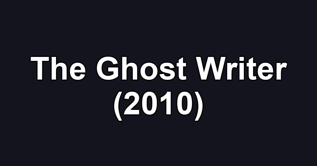 The Ghost Writer (2010)