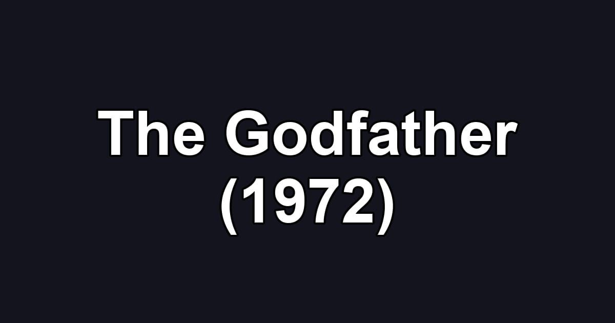 The Godfather (1972)
