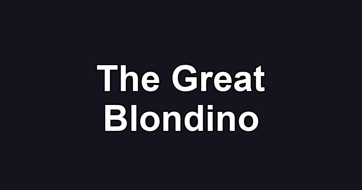 The Great Blondino