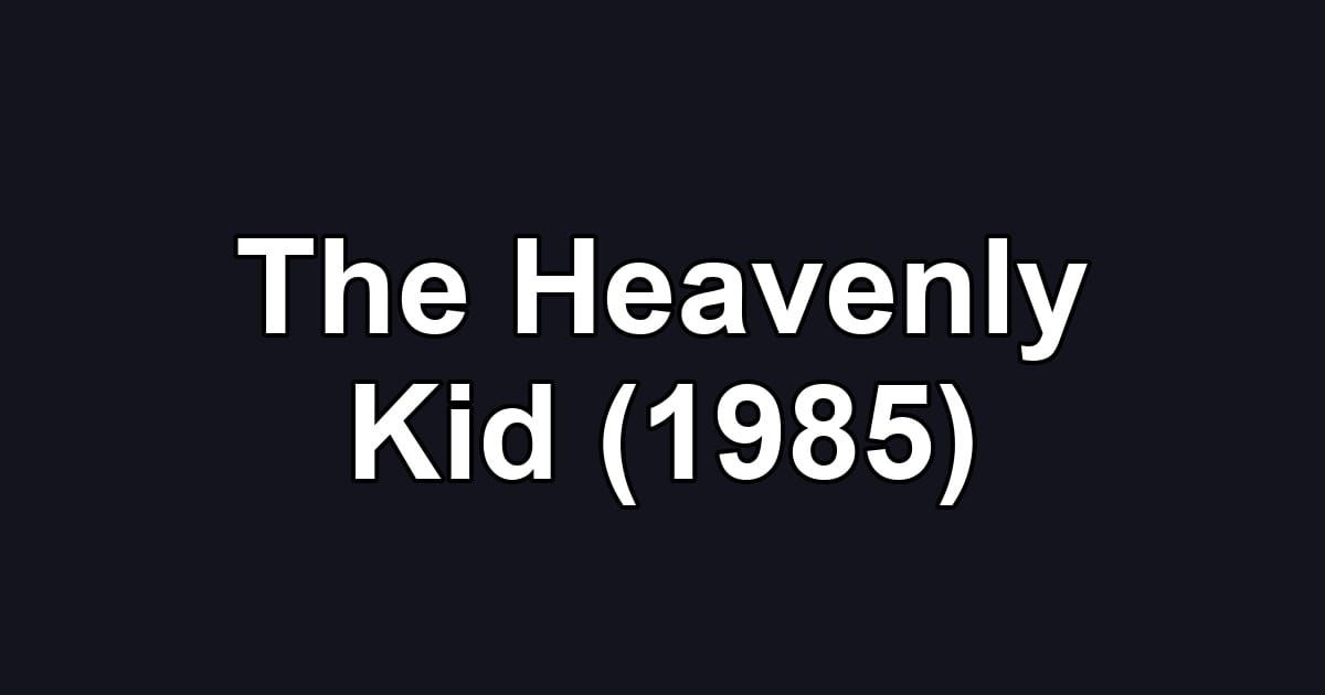The Heavenly Kid (1985)