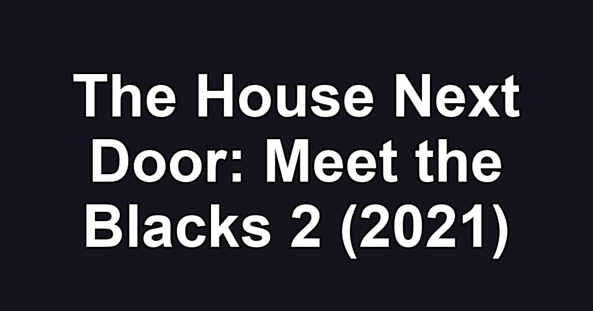 The House Next Door: Meet the Blacks 2 (2021)