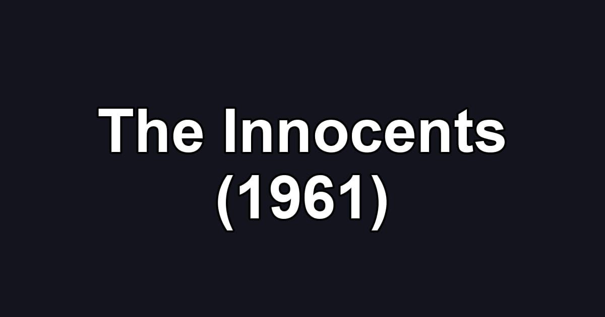 The Innocents (1961)