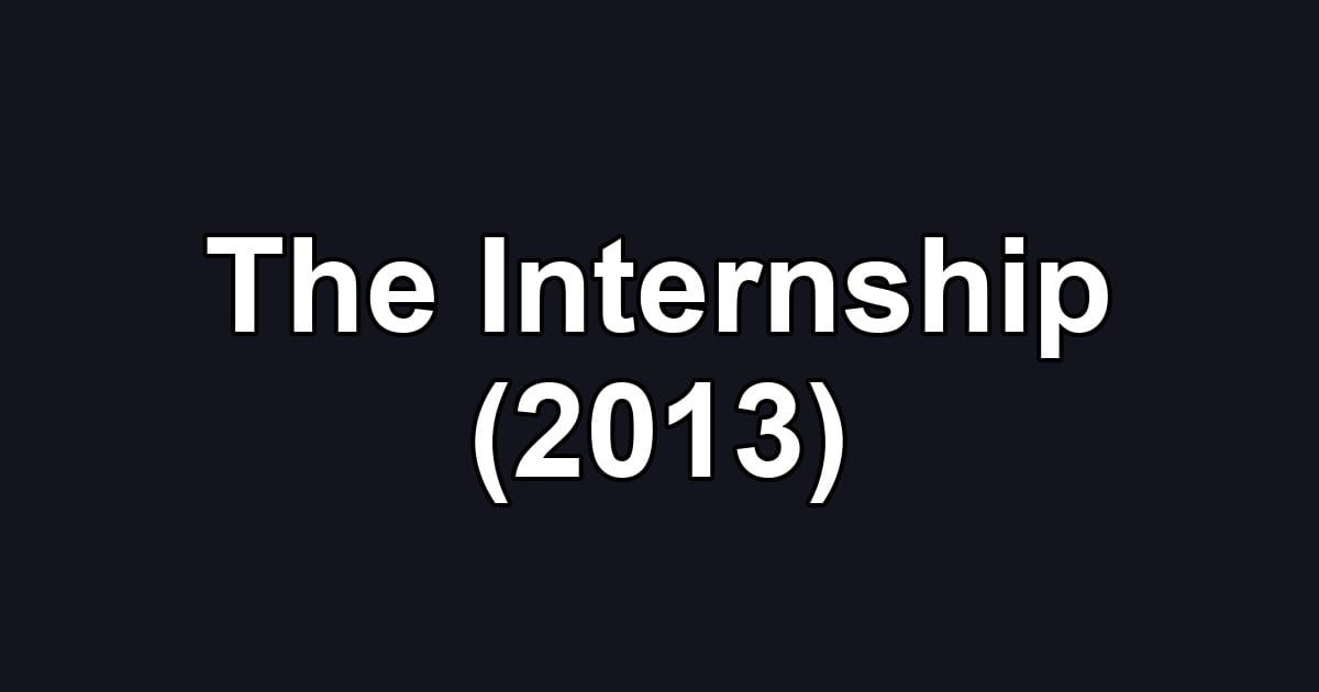 The Internship (2013)