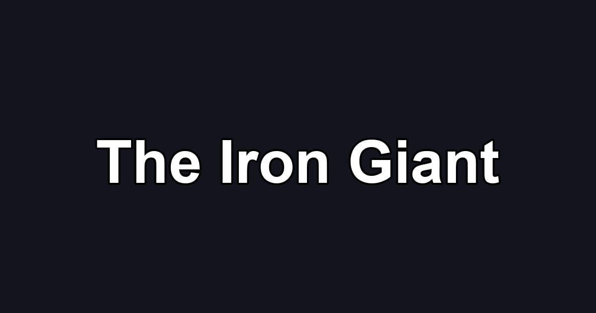 The Iron Giant
