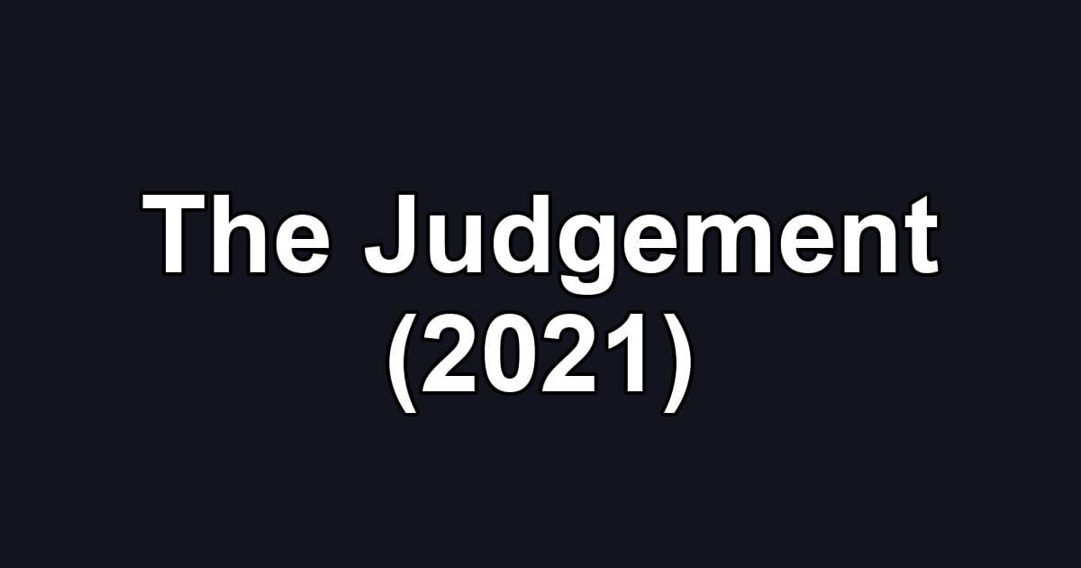 The Judgement (2021)